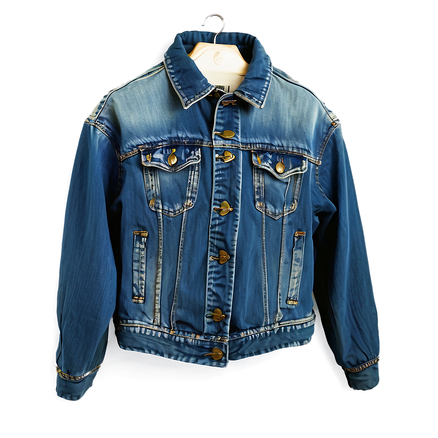 Denim Trucker Jacket Png Cfa