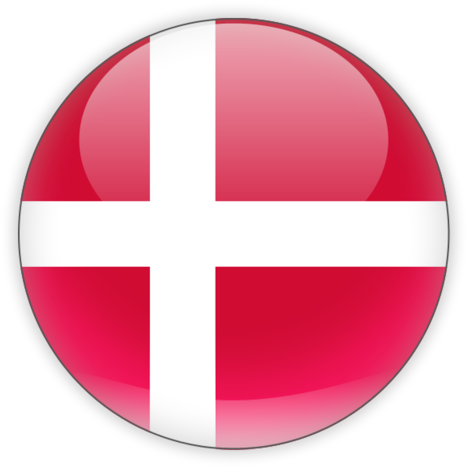 Denmark Flag Button