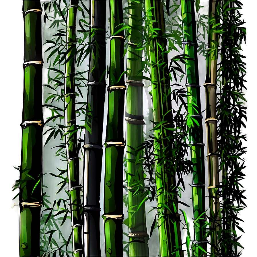 Dense Bamboo Trees Png 05042024