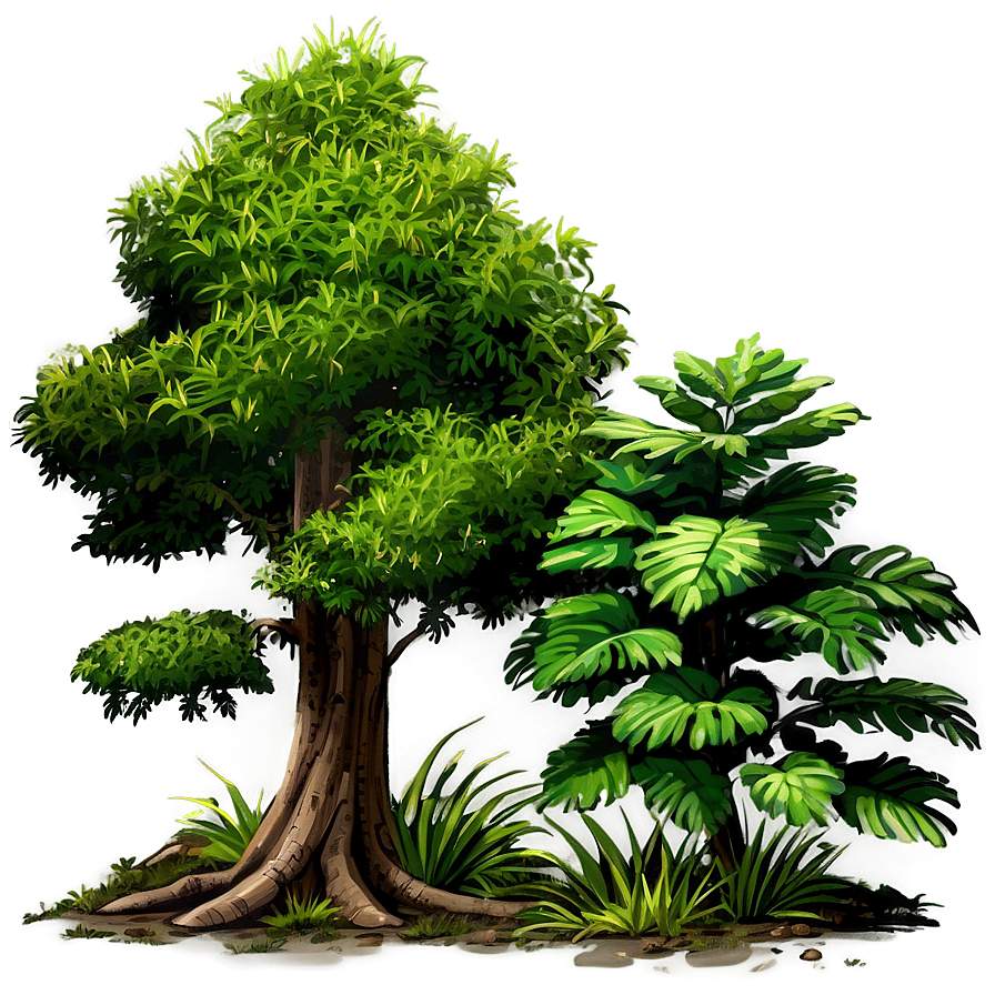 Dense Forest Bush Png 68