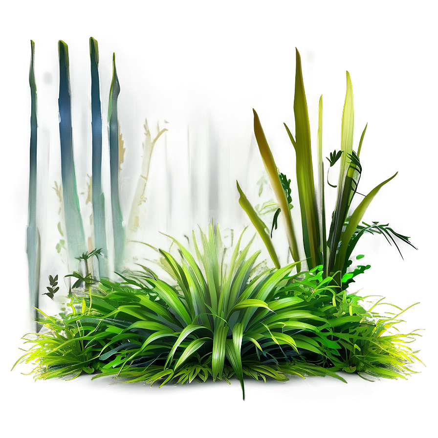 Dense Jungle Grass Png Oir