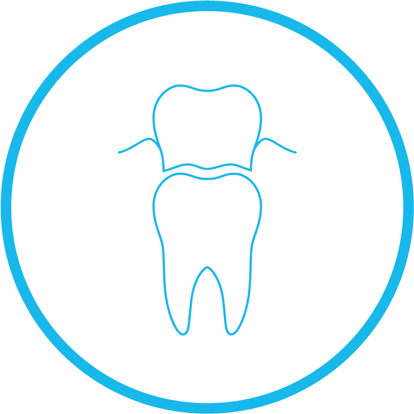 Dental_ Icon_ Blue_ Background