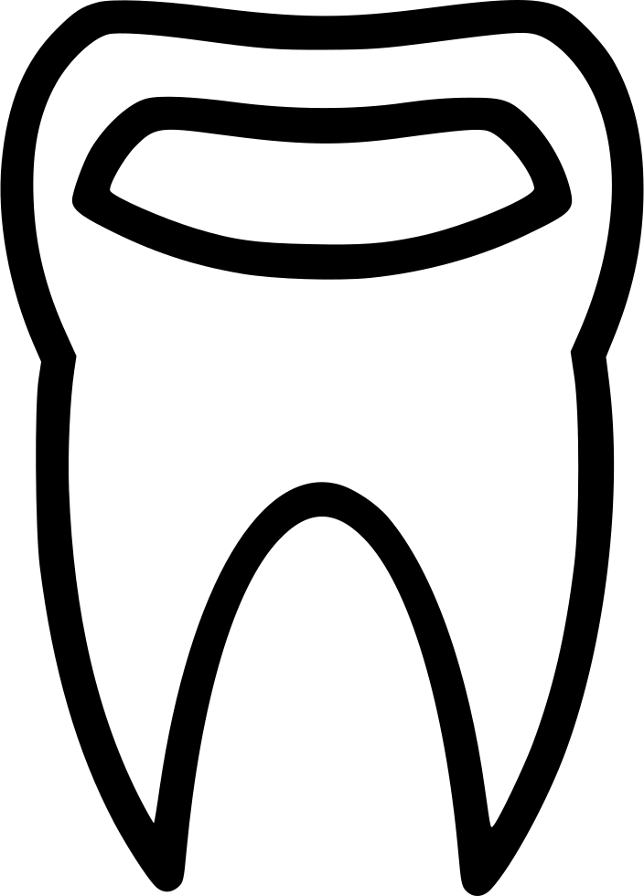 Dental Icon Simple Tooth Outline