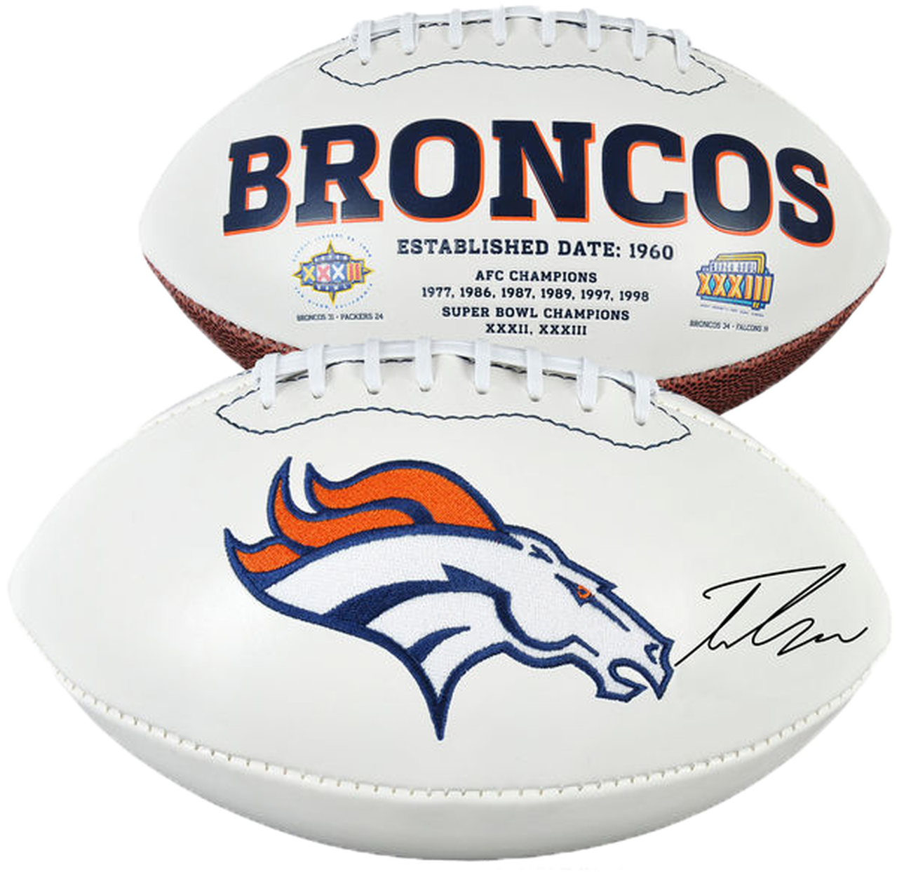 Denver Broncos Commemorative Football