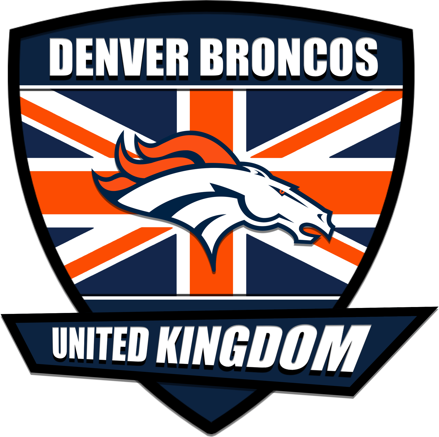 Denver Broncos U K Shield Logo