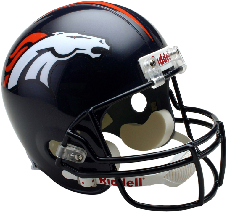 Denver Football Helmet Profile
