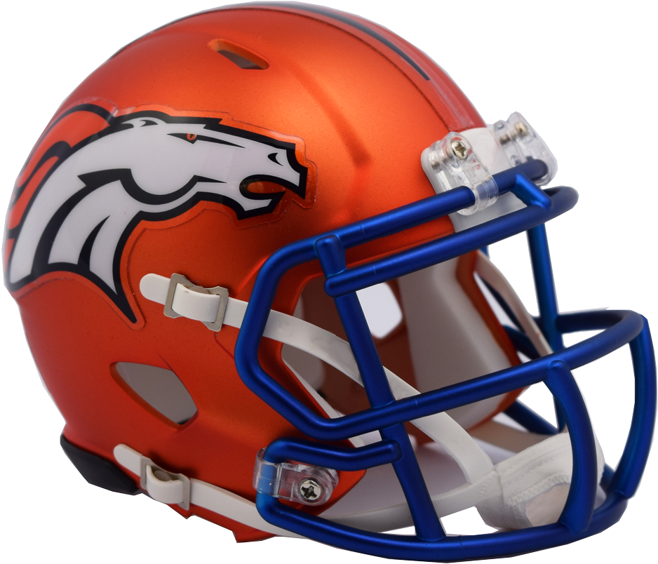 Denver Football Helmet Profile
