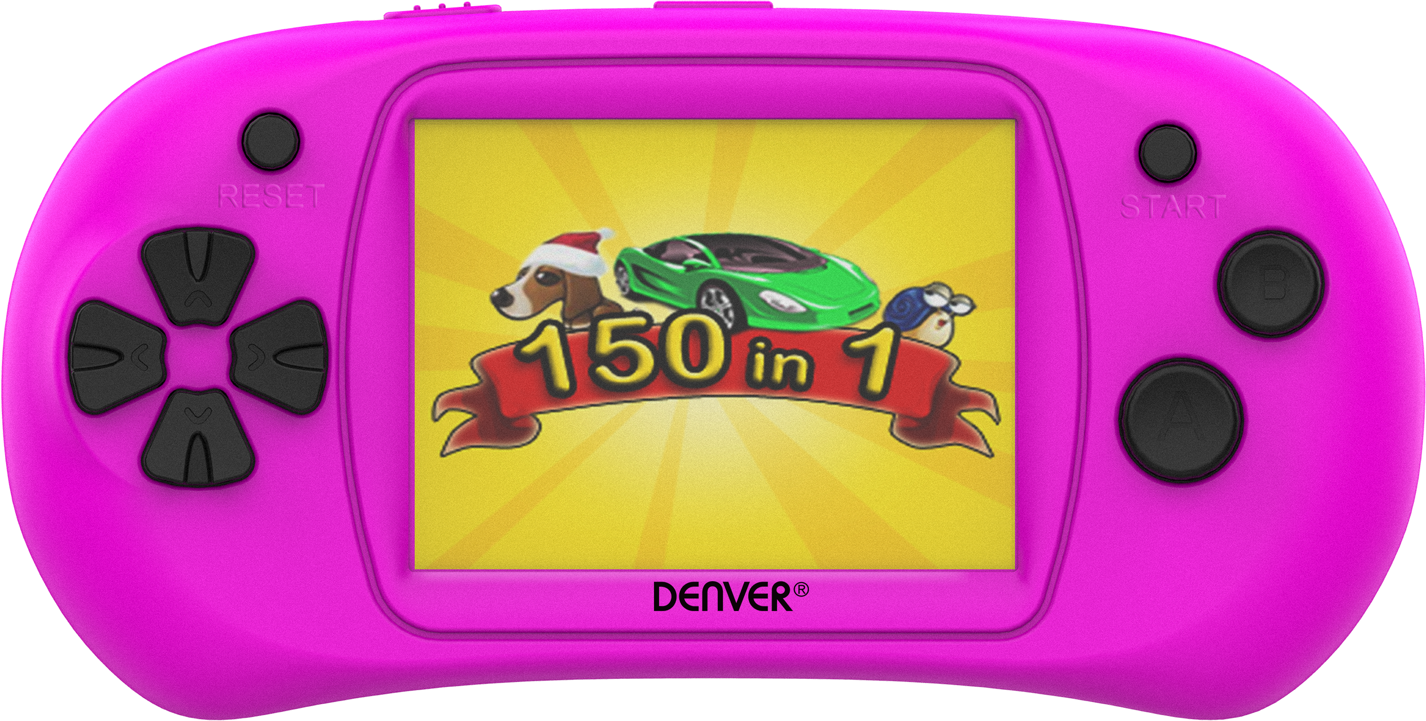 Denver150in1 Handheld Game Console Pink