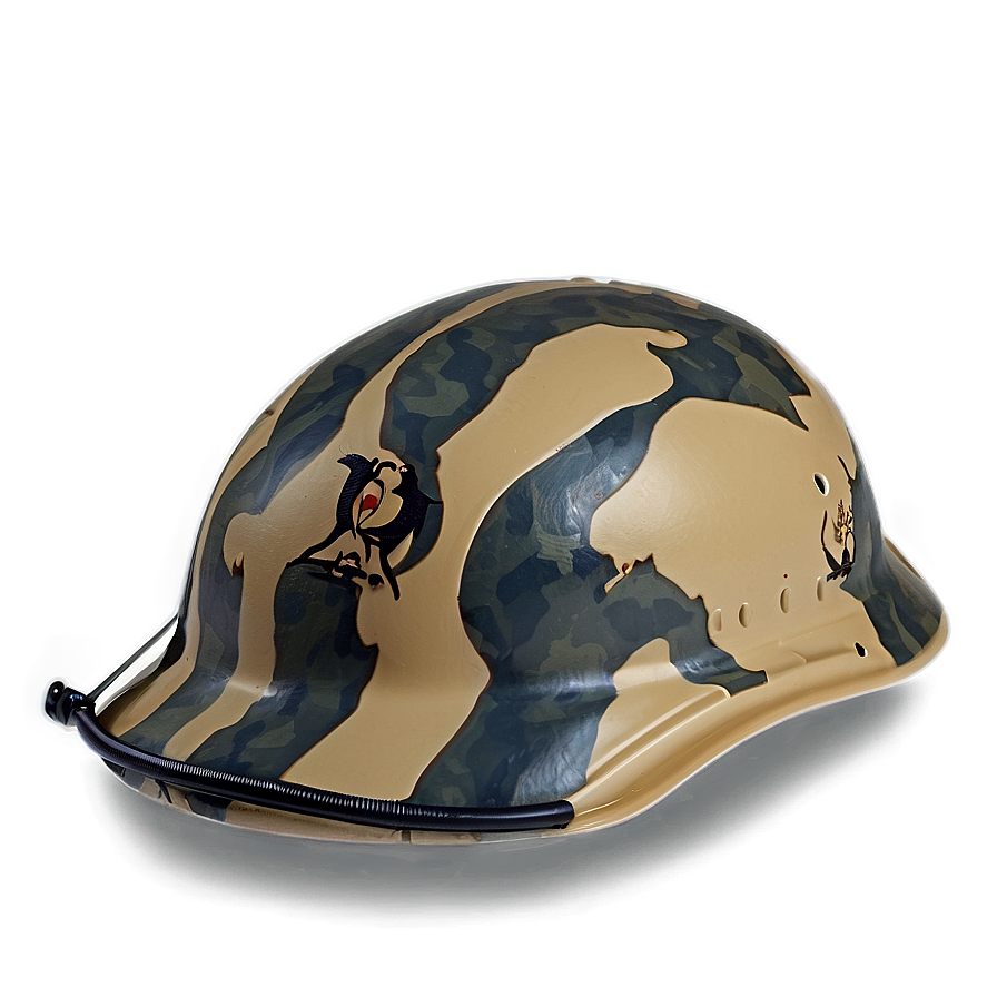 Desert Camouflage Helmet Png 06212024