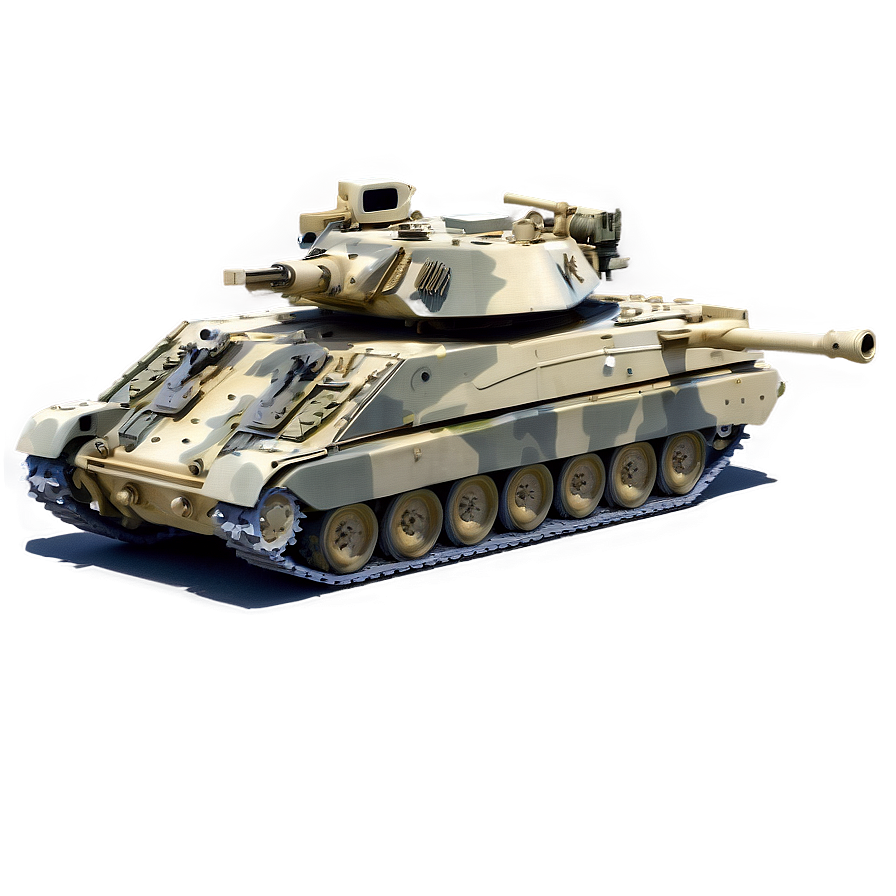 Desert Camouflage Tank Png 48