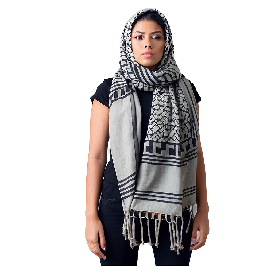 Desert Scarf Keffiyeh Style Png 06272024