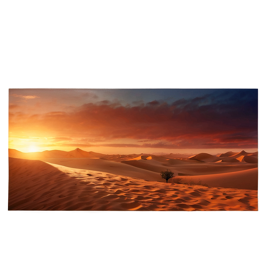 Desert Sunset Glow Png Osg