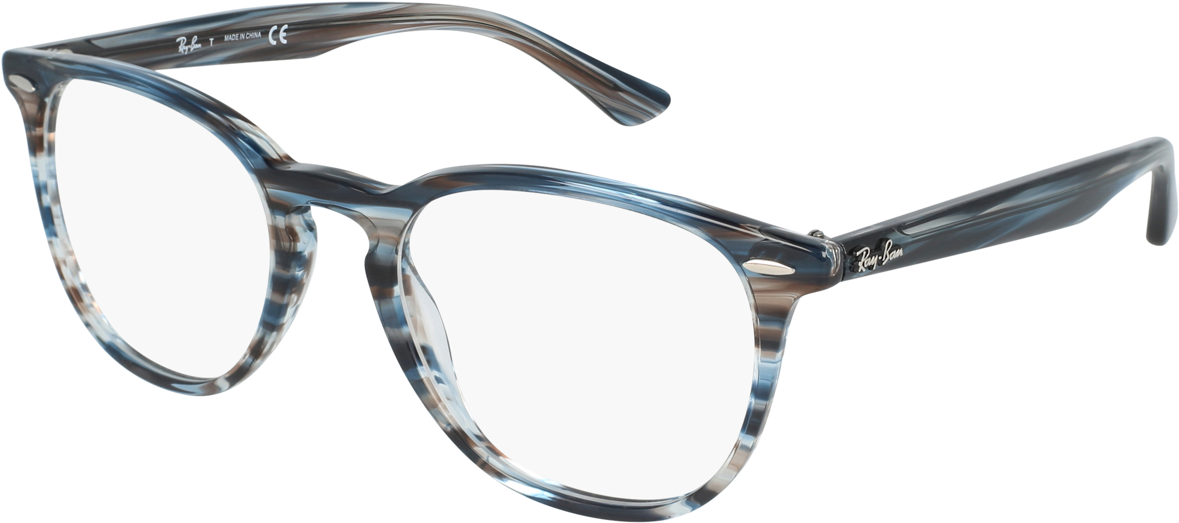 Designer Acetate Eyeglasses Transparent Frame