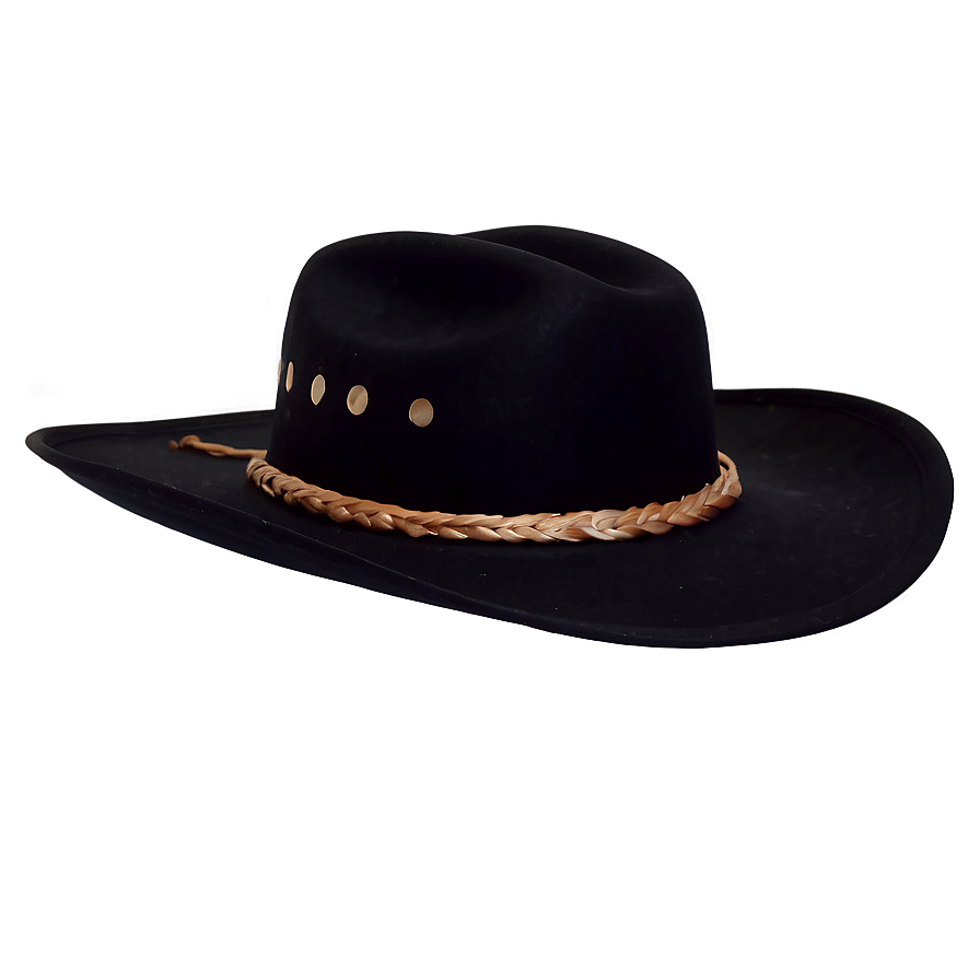 Designer Black Cowboy Hat Png Mps