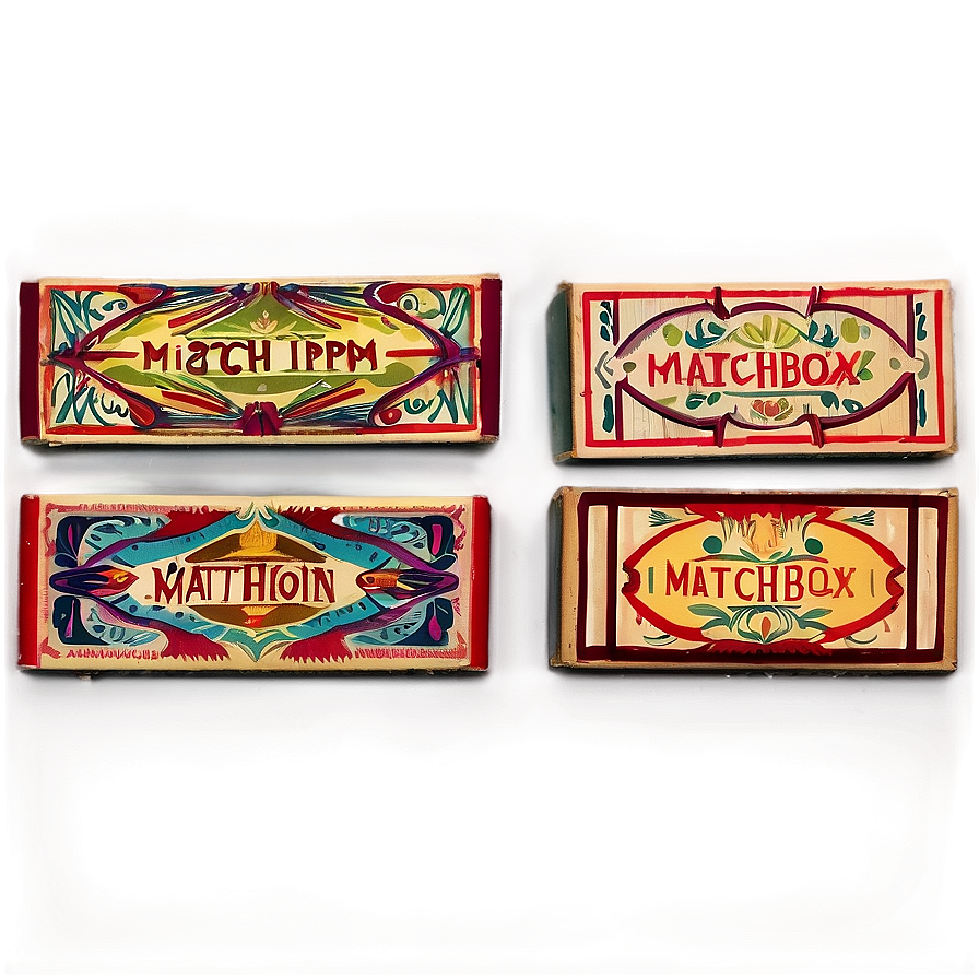 Designer Matchbox Compilation Png 23