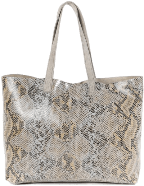 Designer Snakeskin Pattern Tote Bag