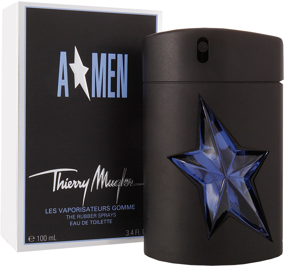 Designer Star Shaped Men Perfume Bottleand Packaging