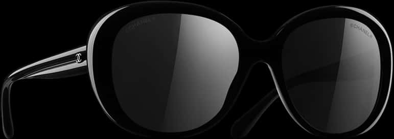 Designer Sunglasses Black Background
