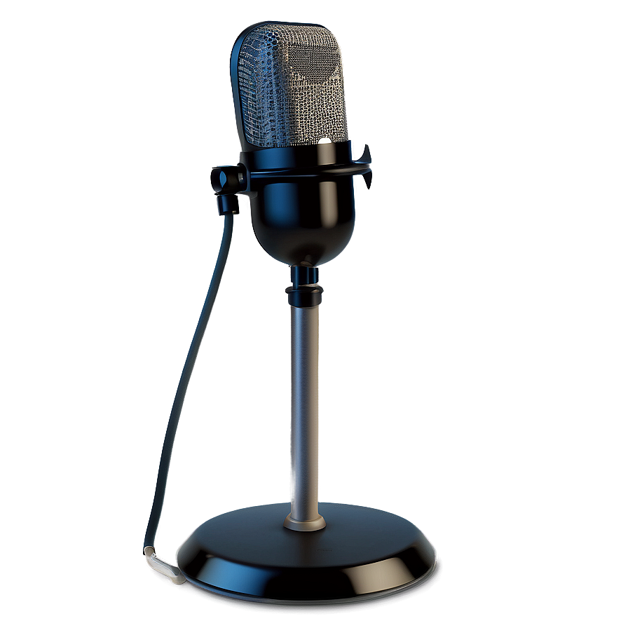 Desktop Podcast Mic Stand Png Gen15