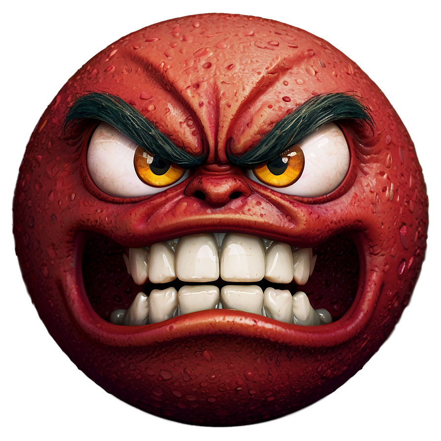 Detailed Angry Emoji Png 05252024