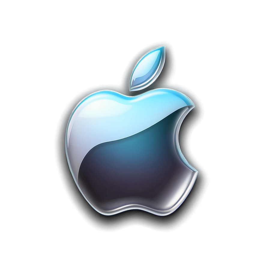Detailed Apple Logo Rendering Png Mgx49