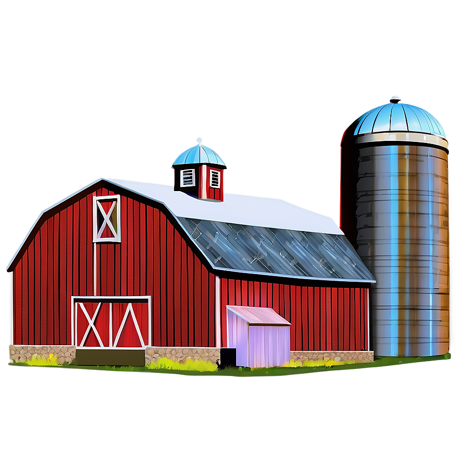 Detailed Barn Illustration Png 06122024