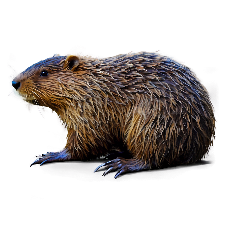 Detailed Beaver Outline Png 98