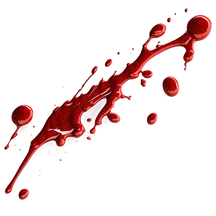 Detailed Blood Spatter Png 06122024