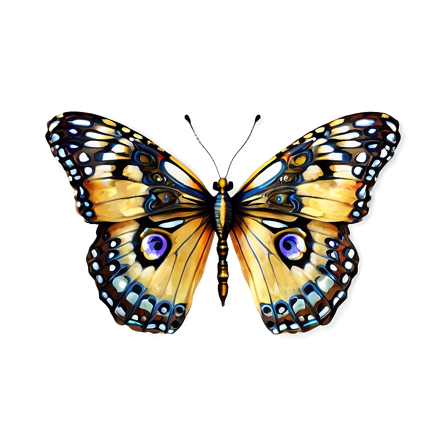 Detailed Butterflies Png 88