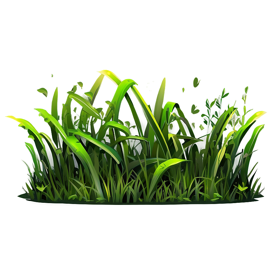 Detailed Cartoon Grass Png Whn