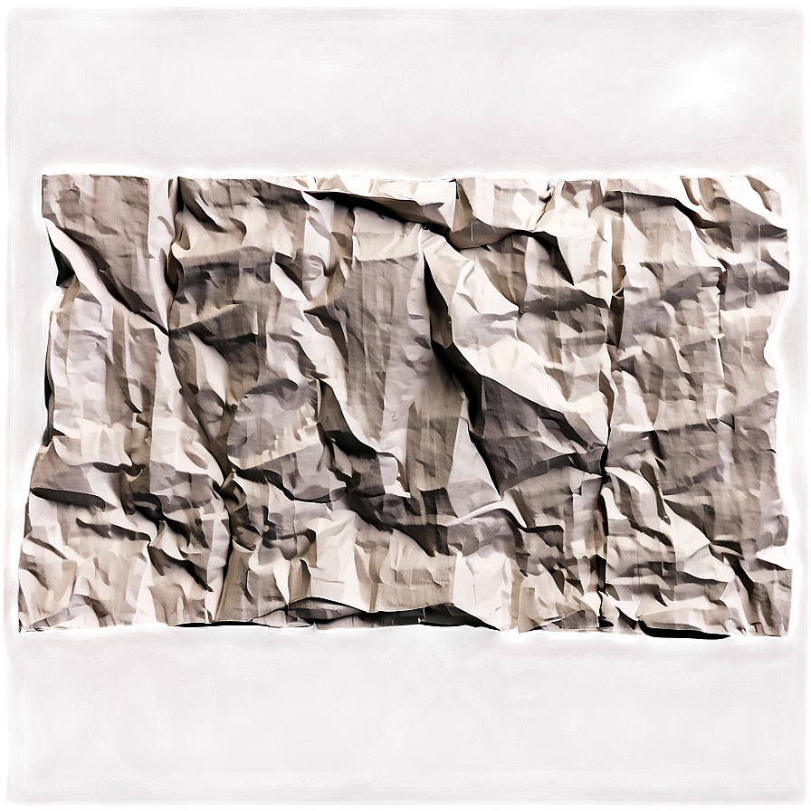 Detailed Crumpled Paper Texture Png 84