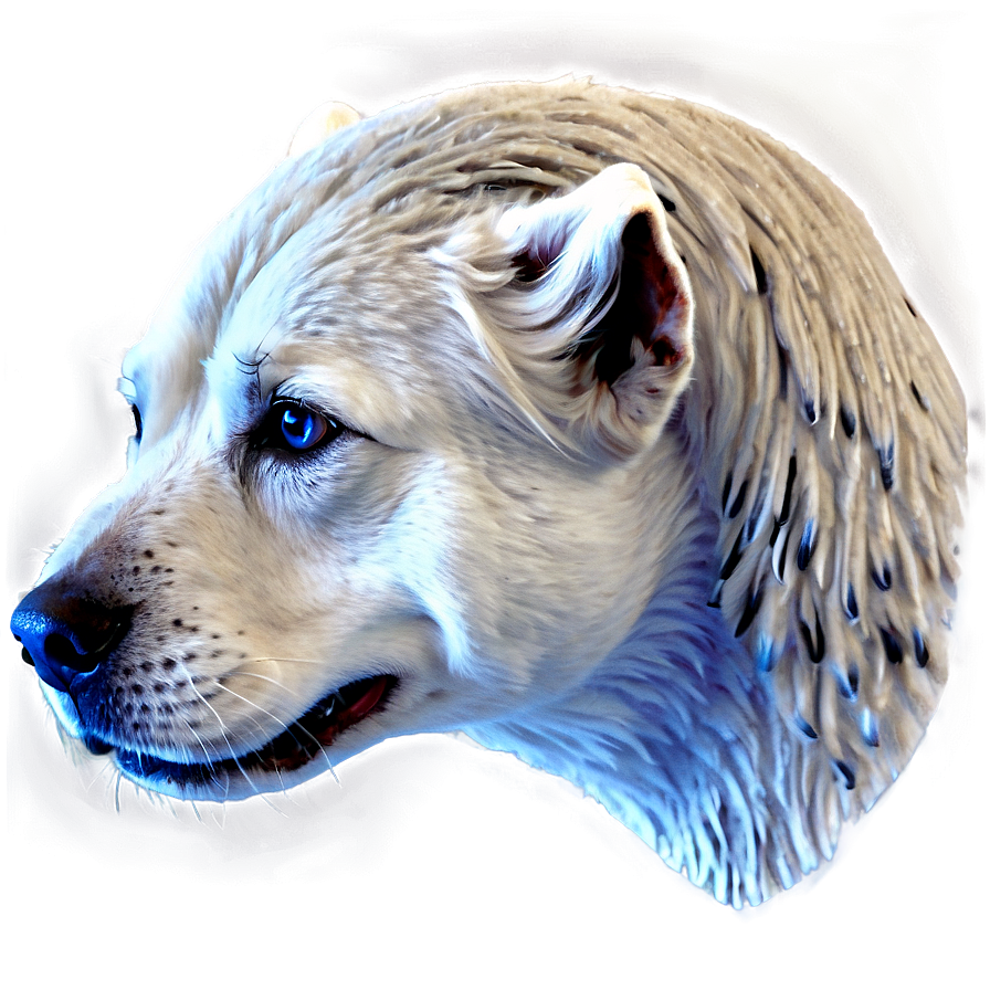 Detailed Dog Head Png Blm