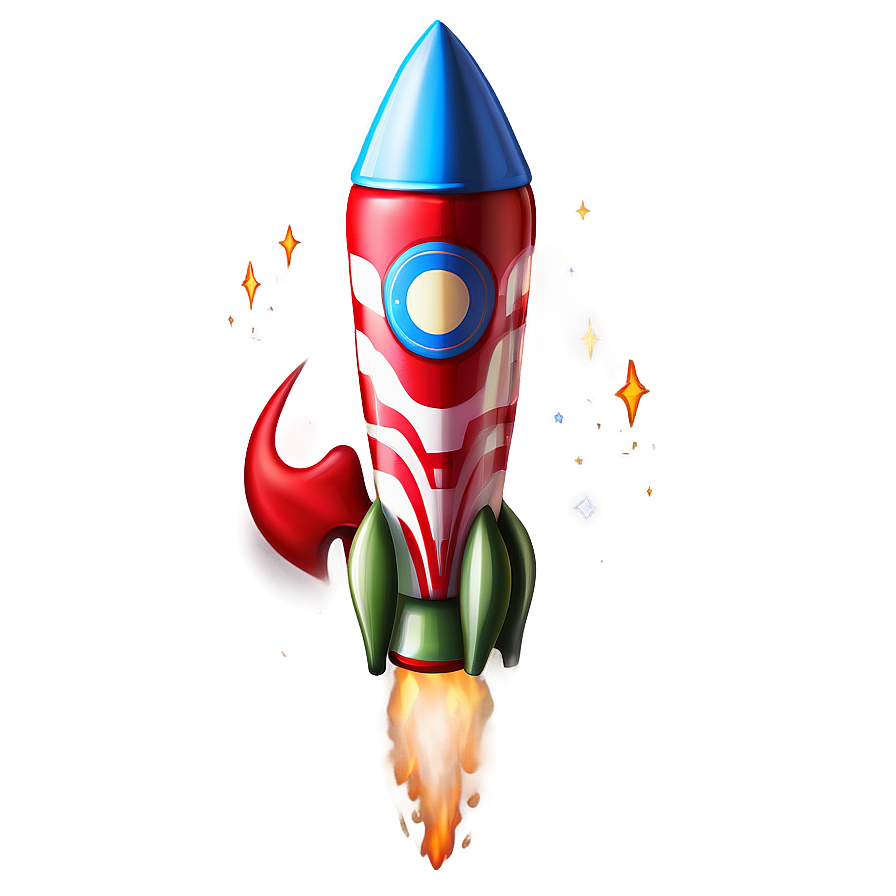 Detailed Firework Rocket Png 6