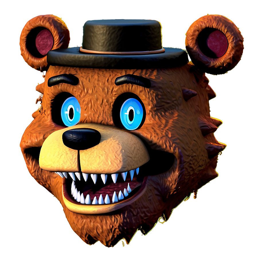 Detailed Freddy Fazbear Graphic Png 05252024