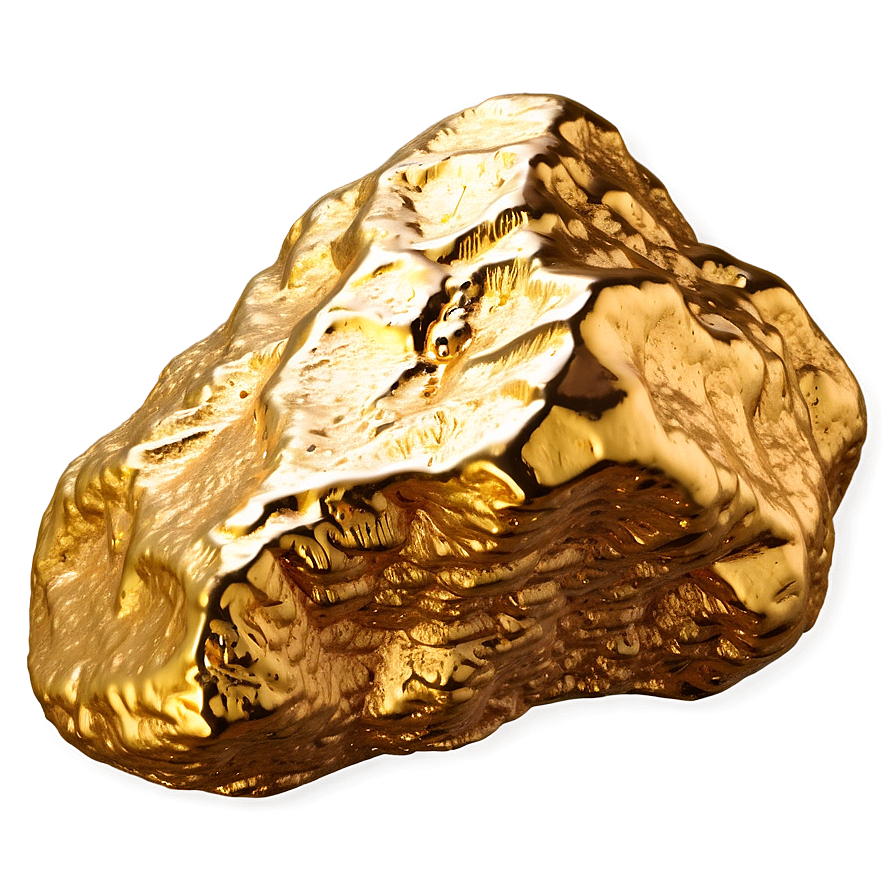 Detailed Gold Nugget Png Tua