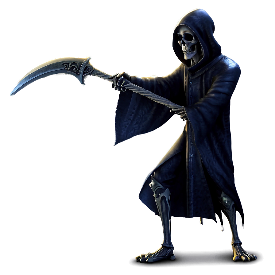 Detailed Grim Reaper Png 11