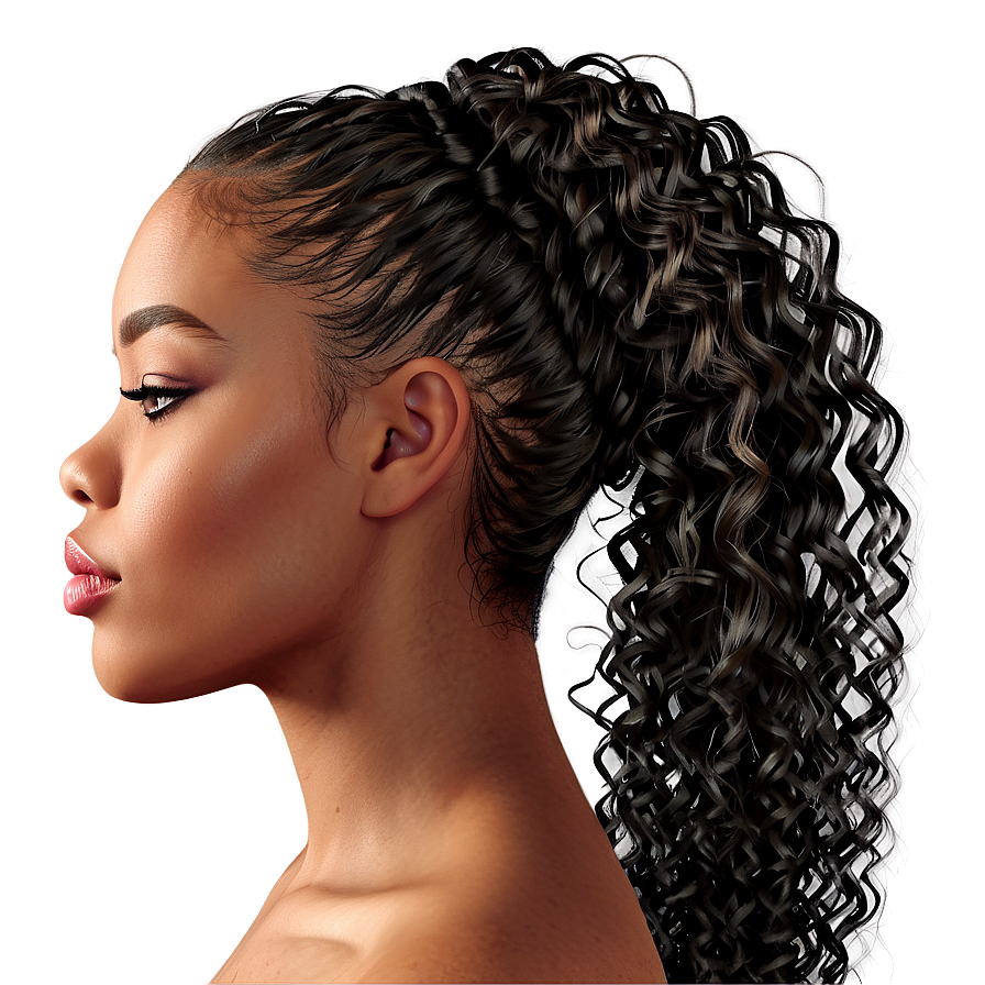 Detailed Hair Edges Png Kda