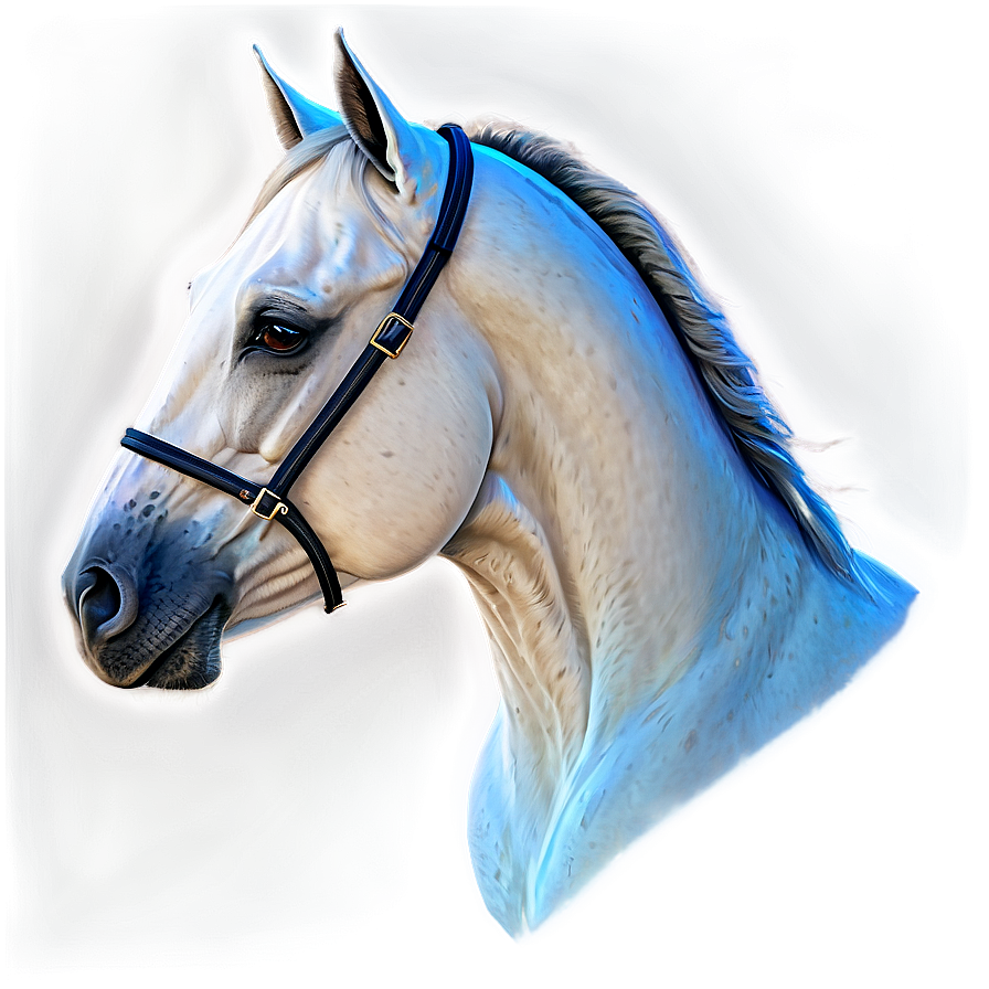 Detailed Horse Head Sketch Png 06122024