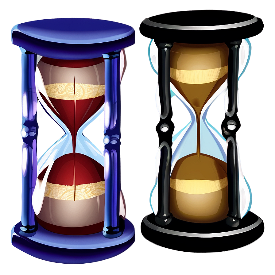 Detailed Hourglass Drawing Png 60