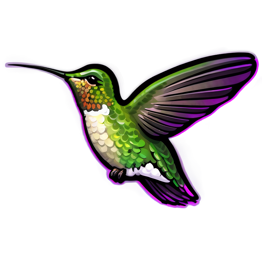 Detailed Hummingbird Png 62