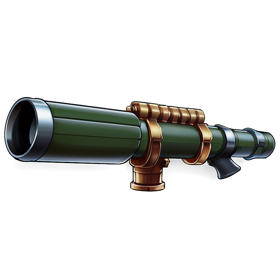 Detailed Illustration Bazooka Png Mpp