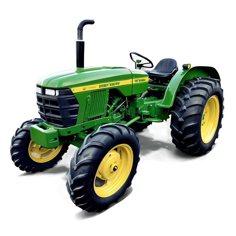 Detailed John Deere Tractor Sketch Png 65