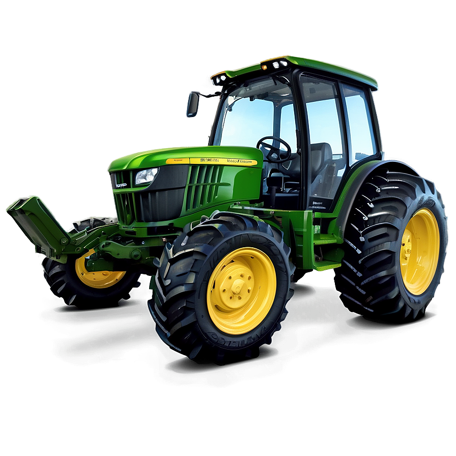 Detailed John Deere Tractor Sketch Png Brc