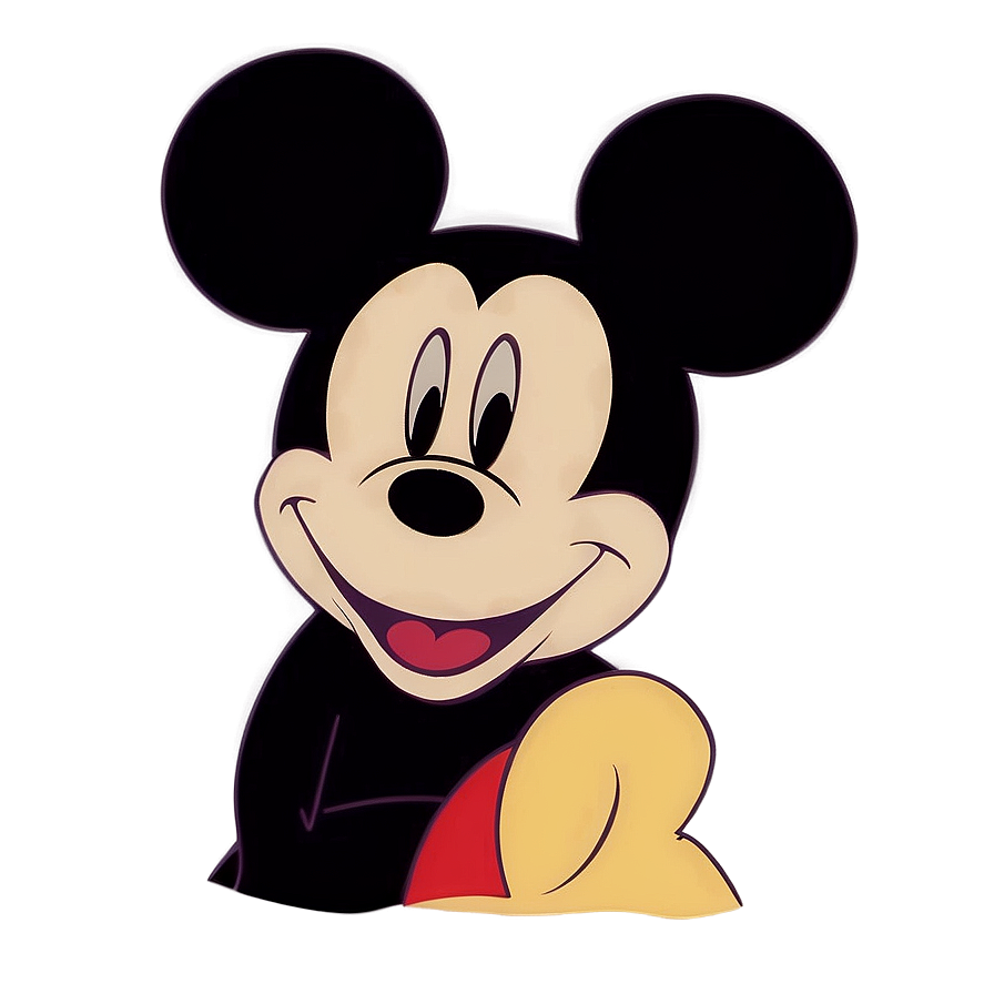 Detailed Mickey Mouse Silhouette Png 58