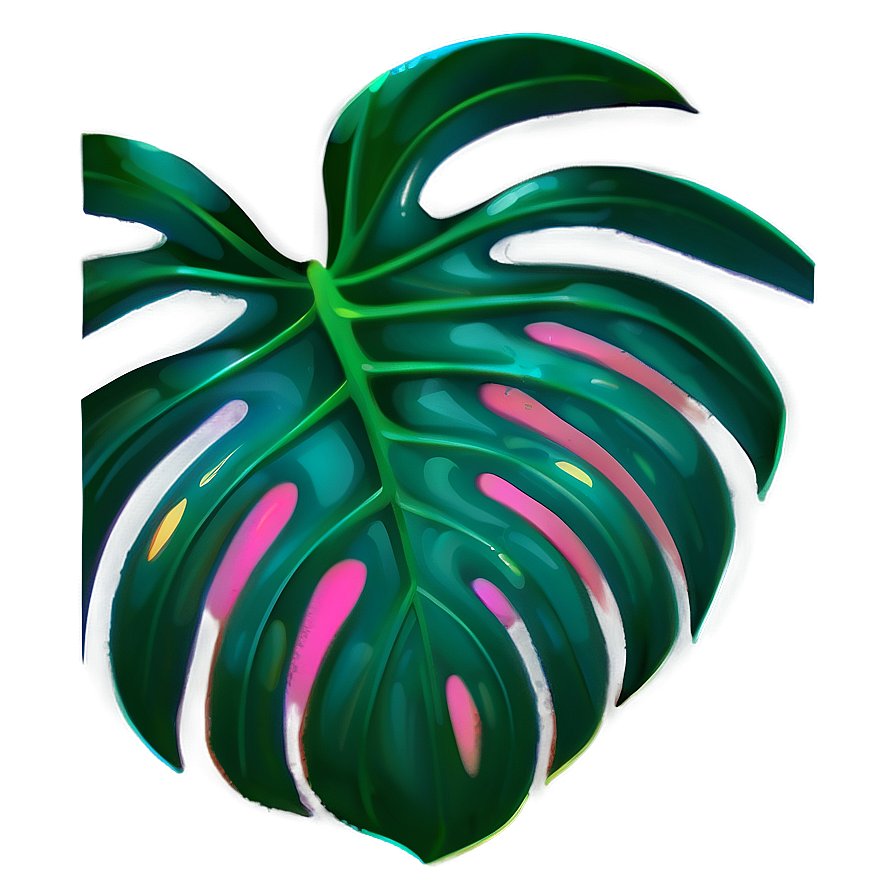 Detailed Monstera Leaf Png Cuc27