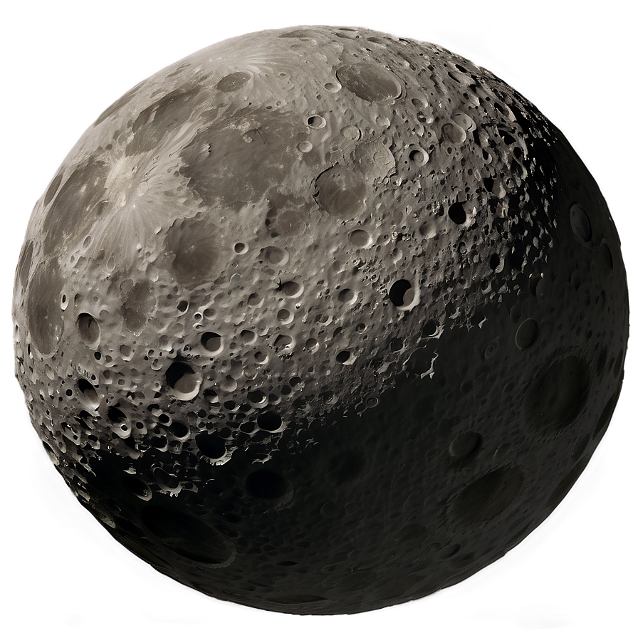 Detailed Moon Surface Texture Png 06262024