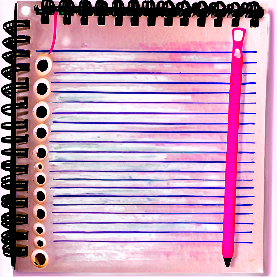 Detailed Notebook Paper Png 98