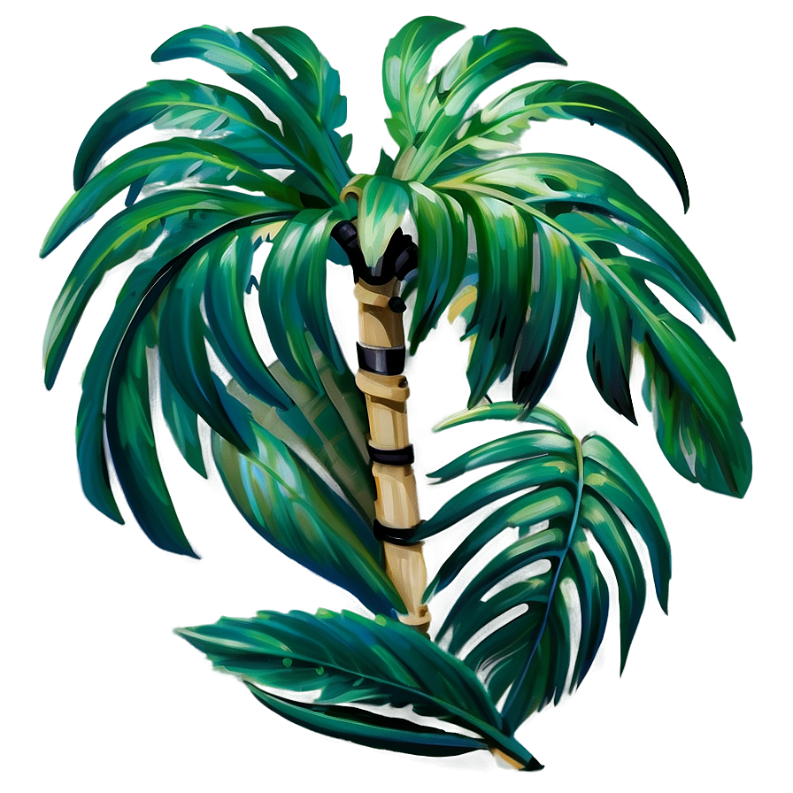 Detailed Palm Leaves Png Ghu87