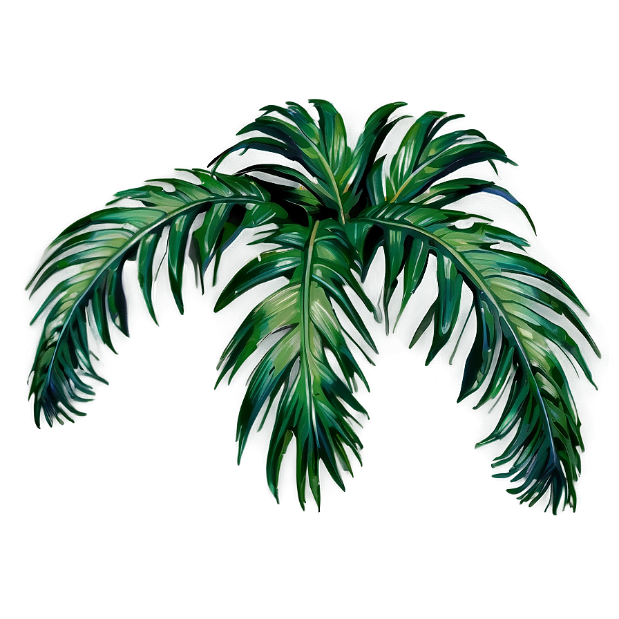 Detailed Palm Leaves Png Ovt