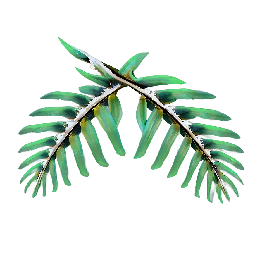 Detailed Palm Leaves Png Ucj